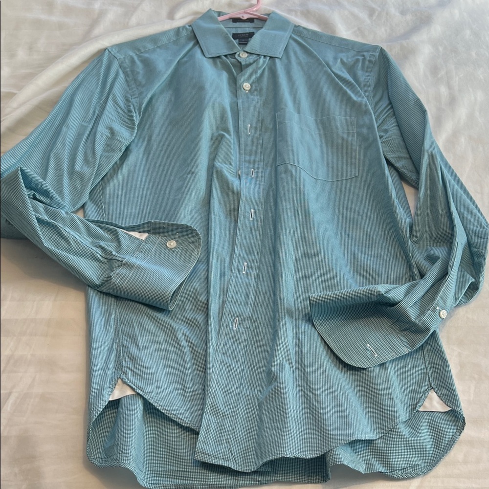 J. Crew Teal Dress Shirt